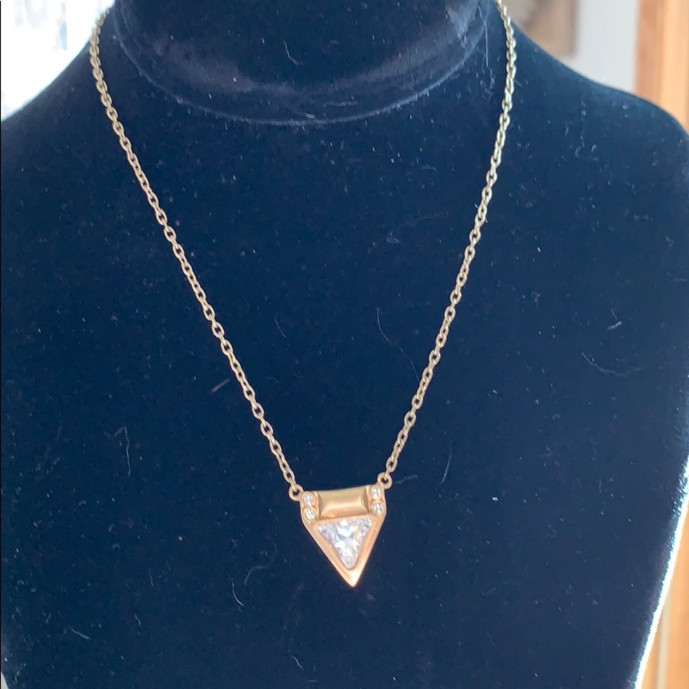 Brass and Swarovski crystal